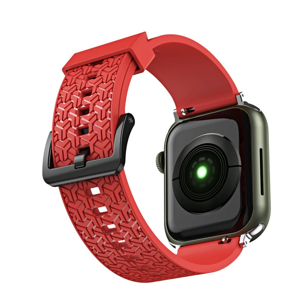 Zapst Watch Strap Y za Apple Watch 42/44/45 mm, rdeč