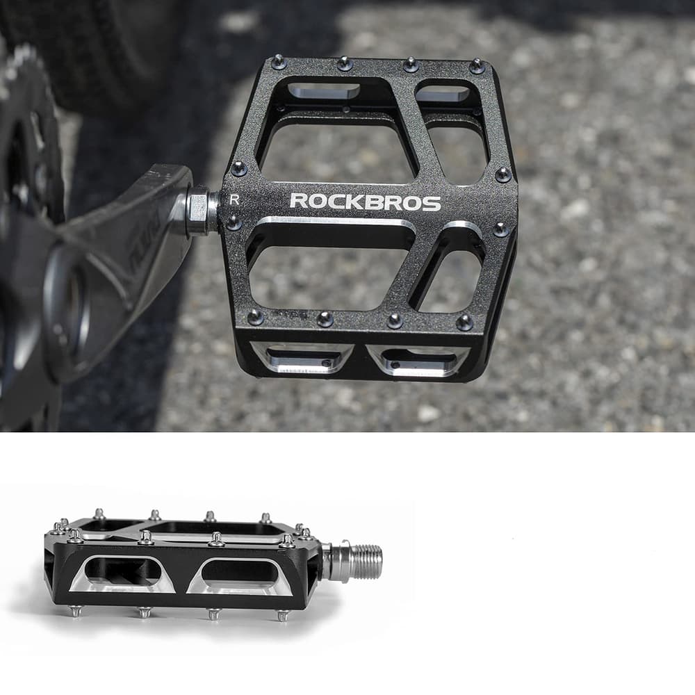 Rockbros K399-BK široka platforma pedala za kolo - črna 5