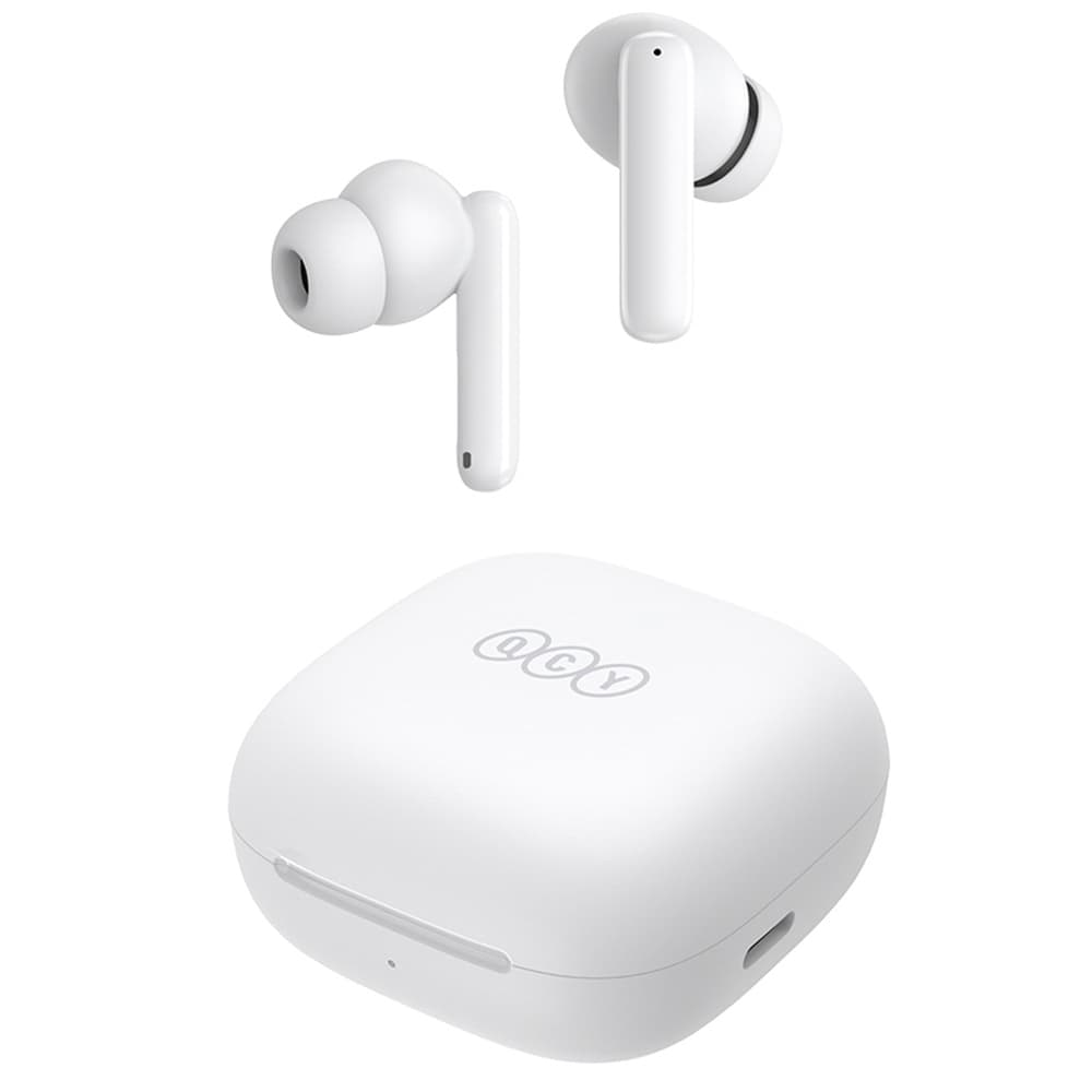 QCY T13 ANC slušalke, čepki z ANC, IPX5, Bluetooth 5.3 - bele 2