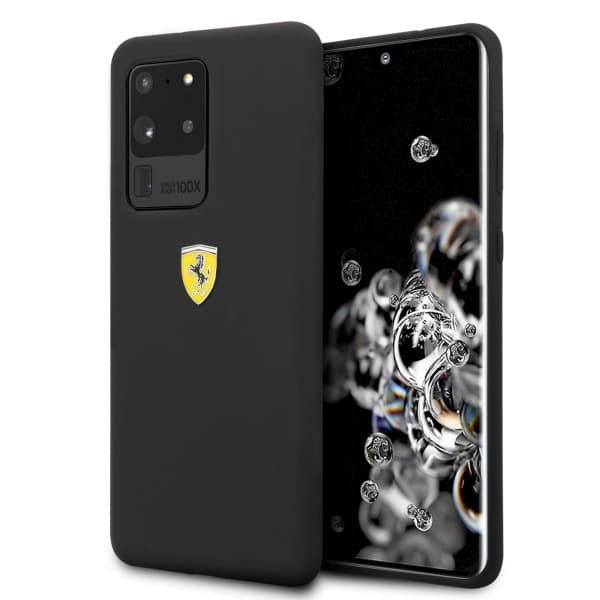 Ferrari Trdi ovitek za Samsung Galaxy S20 Ultra G988 - Črna