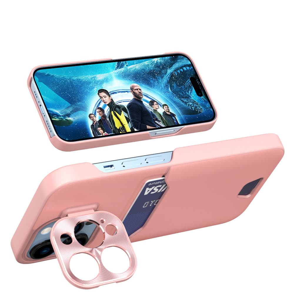 Hurtel ovitek z oporo za Samsung S23, roza
