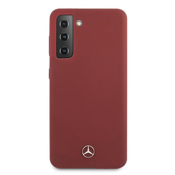 Mercedes Silikonski ovitek za Samsung Galaxy S21+ - rdeč 3