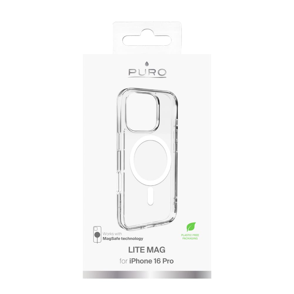 Puro Lite Mag ovitek za iPhone 16 Pro - prozoren 3