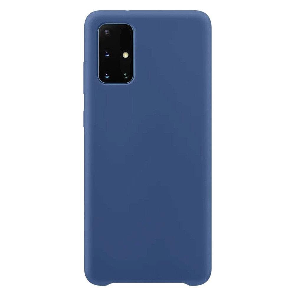Hurtel silikonski ovitek za Samsung Galaxy S21 Ultra 5G, temno moder