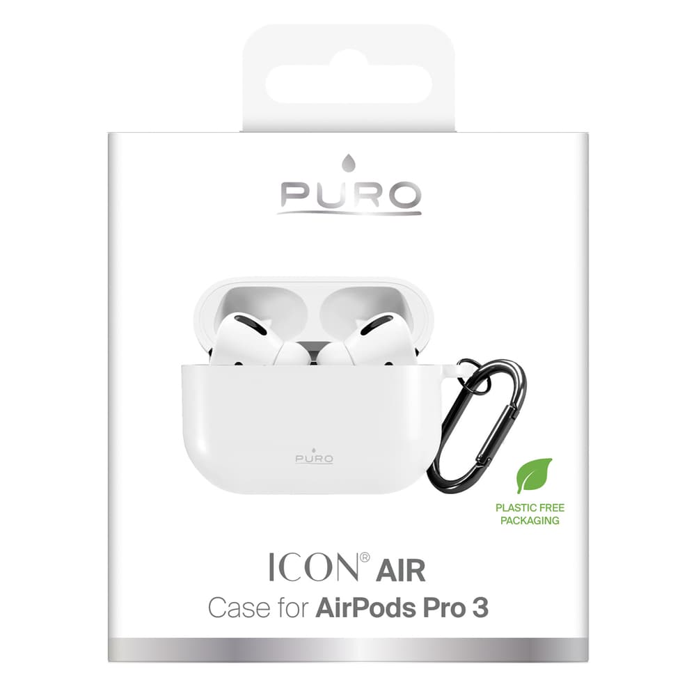 Puro Icon ovitek za AirPods Pro 3, bel 2