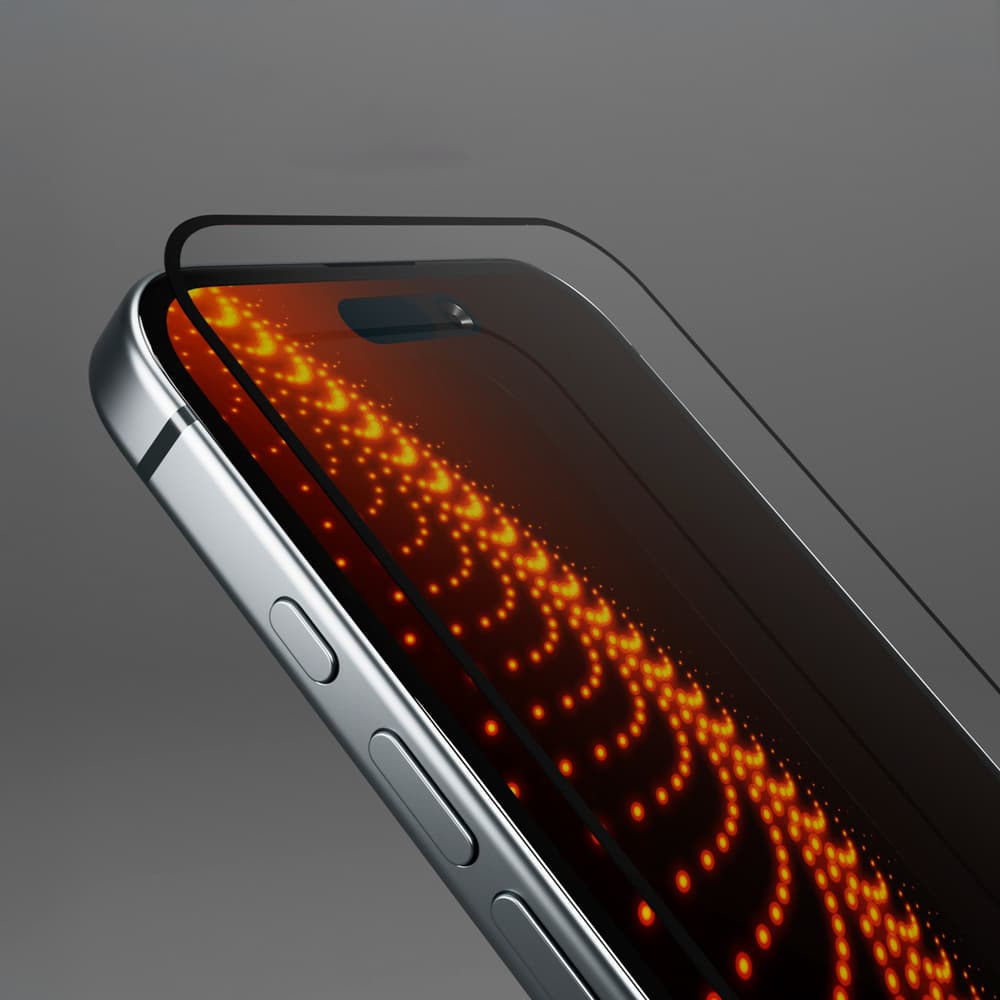 SBS kaljeno steklo z D3O za iPhone 16 Plus / 15 Plus z aplikatorjem 3