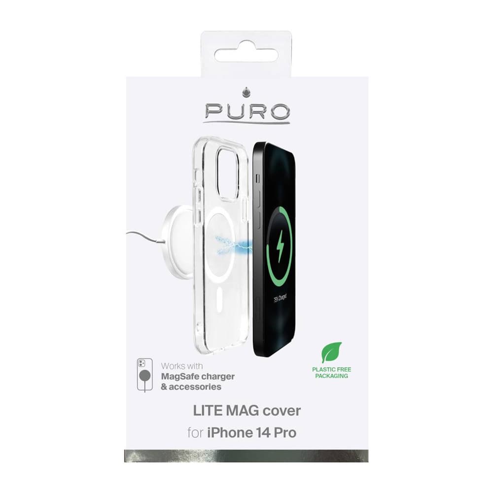 Puro Lite Mag ovitek za iPhone 14 Pro (prozoren) 2