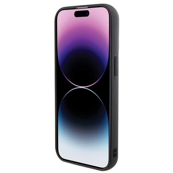 Karl Lagerfeld ovitek za iPhone 15, 3D Rubber Multi Logo, črn 5