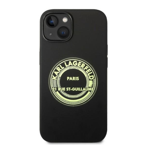 Ovitek Karl Lagerfeld Silicone RSG za iPhone 14 Plus, črn 3
