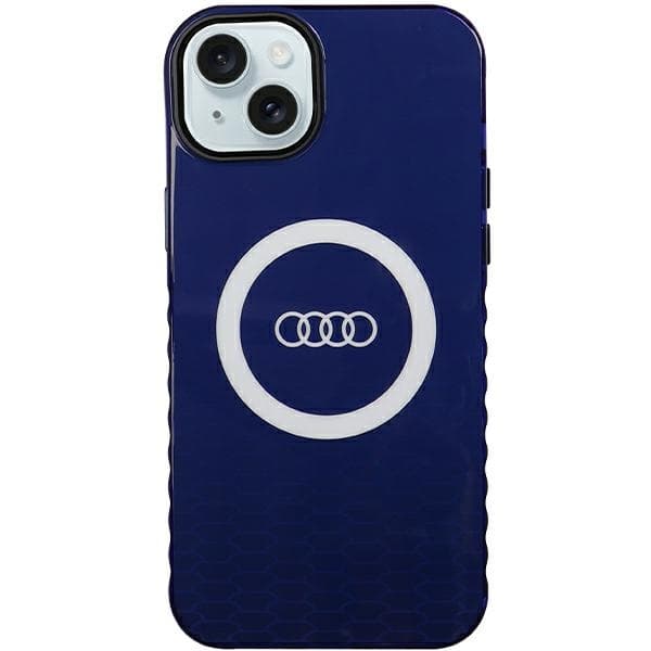 Audi IML Big Logo MagSafe ovitek za iPhone 15 Plus / 14 Plus - modra