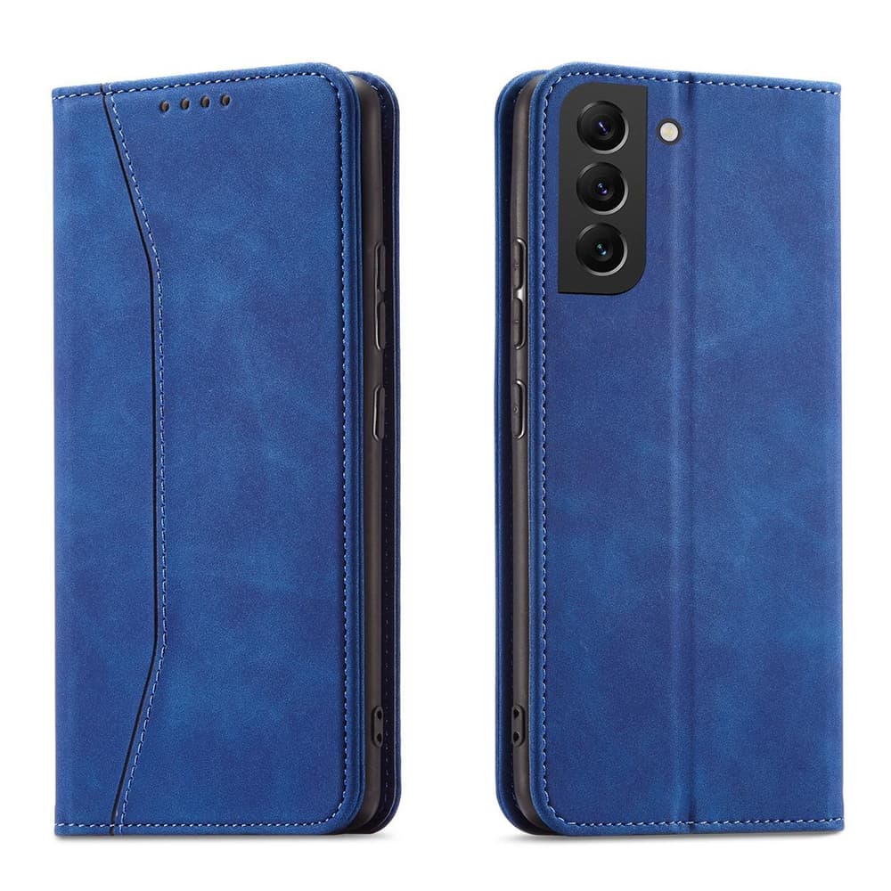 Hurtel Magnet Fancy Case za Samsung Galaxy S23 Ultra - modra denarnica/stojalo