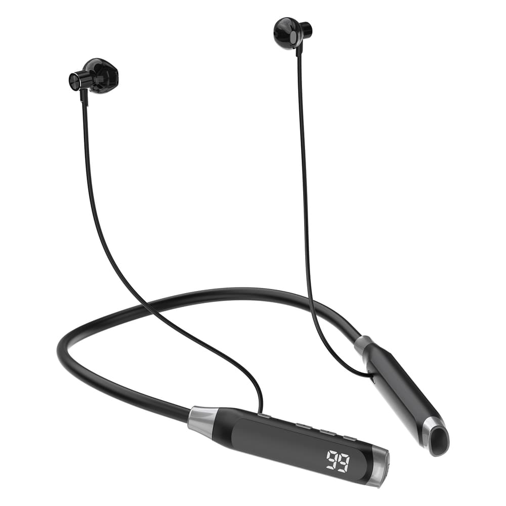 Dudao U5 Max Bluetooth slušalke z ovratnim trakom - črne