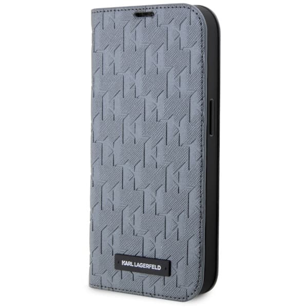 Karl Lagerfeld Saffiano Monogram ovitek denarnica za iPhone 14 6.1"