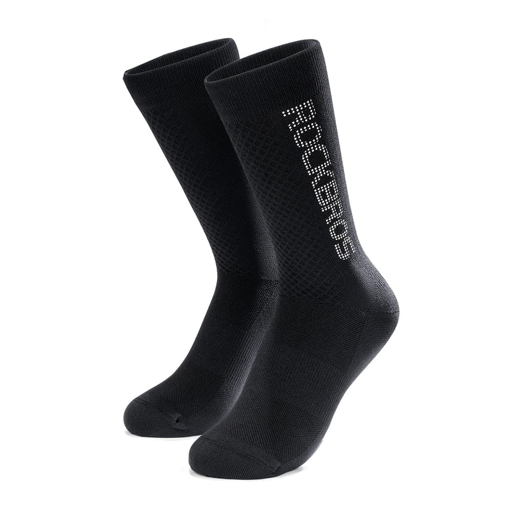 Rockbros 490067002 odsevne kolesarske nogavice S - črna