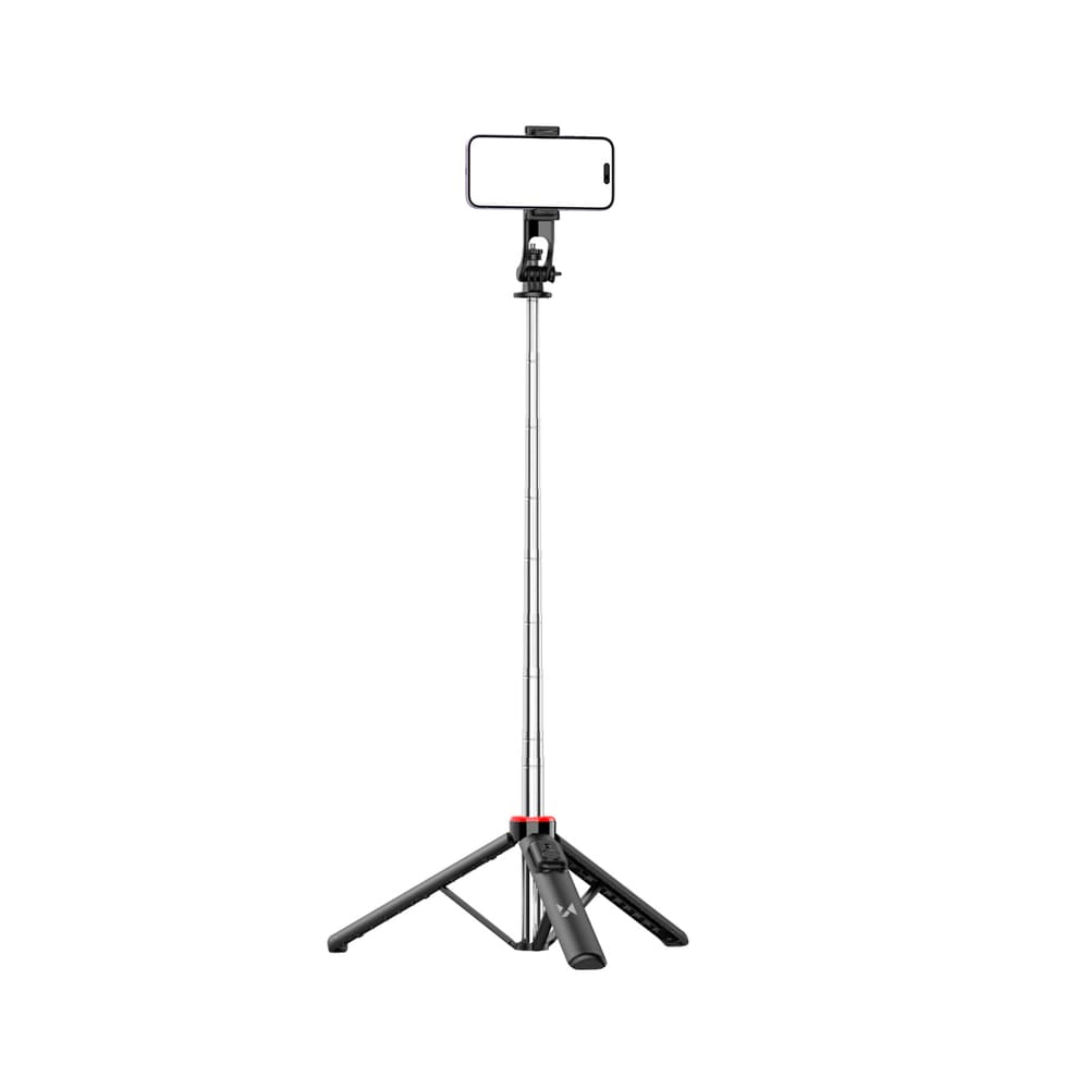 Wozinsky WC1Y3S selfie palica/stativ, 1.3m z navojem, črna