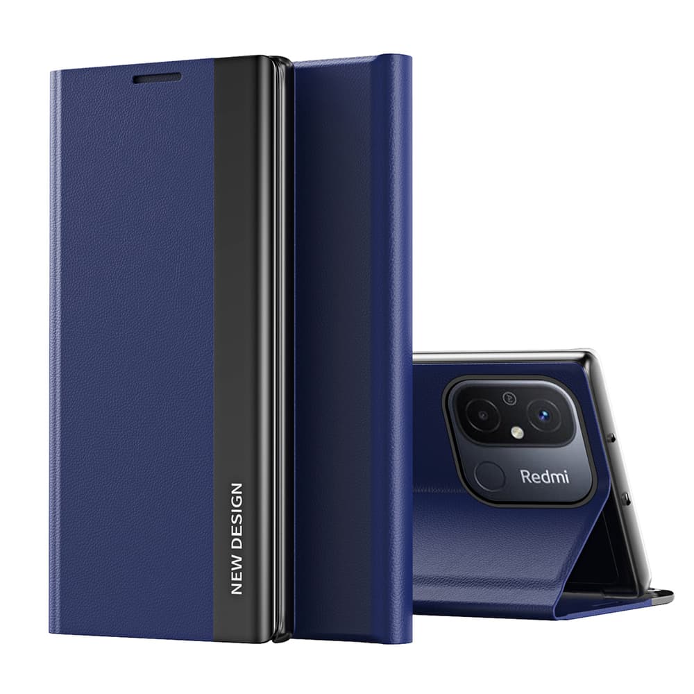 Hurtel Sleep Case Pro etui za Xiaomi Redmi Note 12 Pro+ s stojalom, moder
