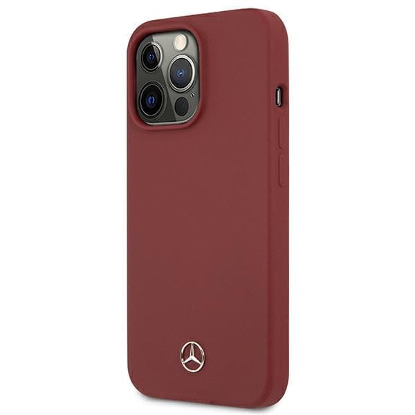 Mercedes etui Silicone Line za iPhone 13 Pro Max - rdeča 2