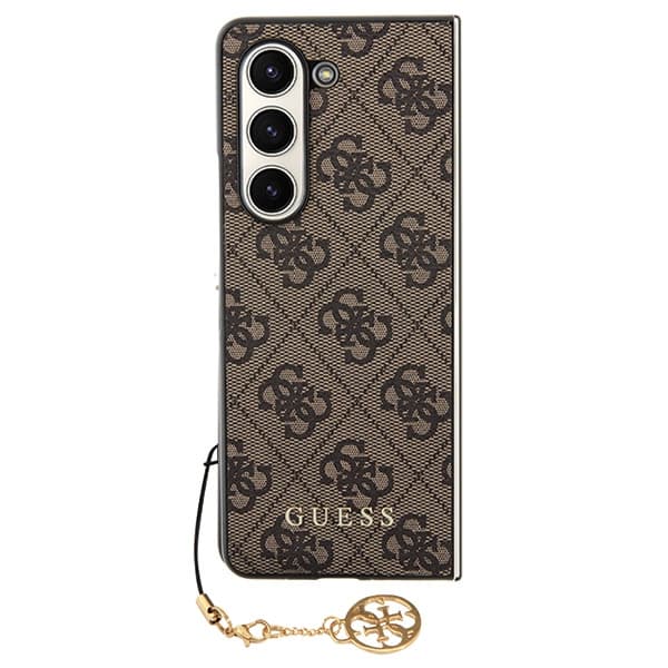 Guess F946 Z Fold5 4G Charms ovitek - rjava 8