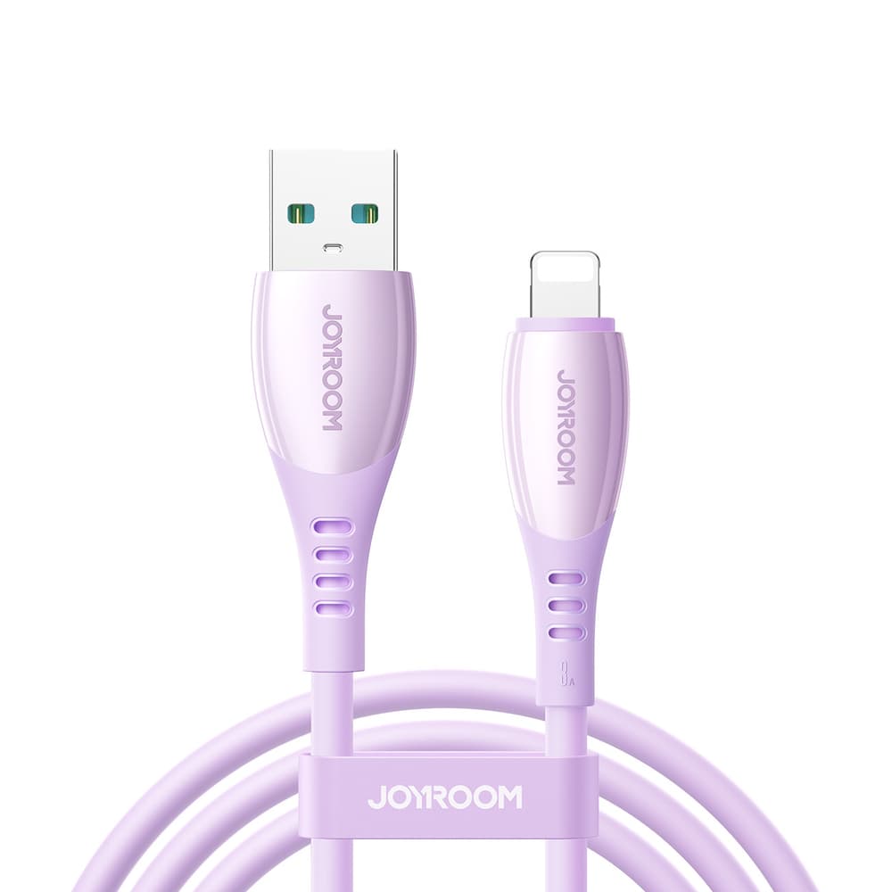 Joyroom S-A59 Vibrant 3A kabel USB-A na Lightning, 1.2m - vijoličen
