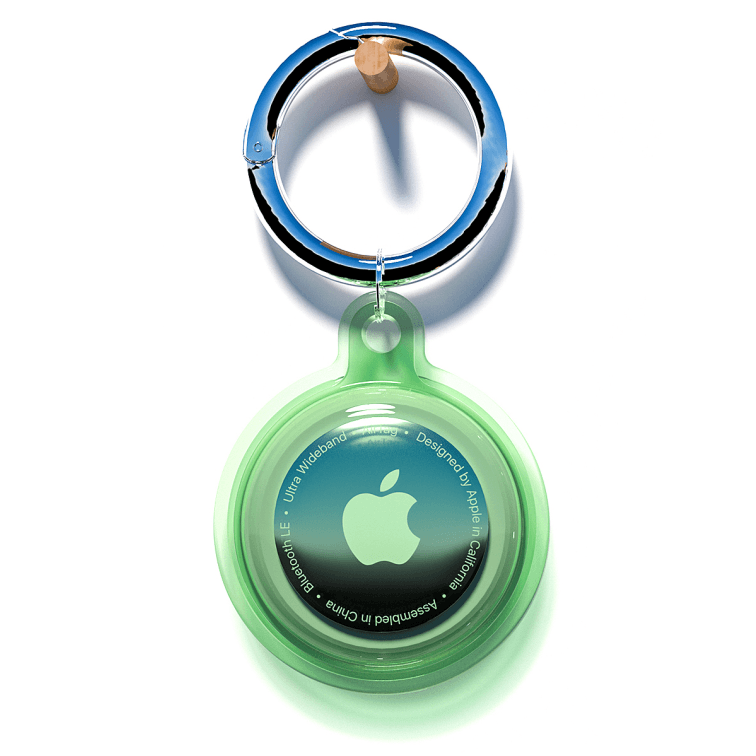 Vodoodporen ovitek za Apple AirTag Hurtel, zelen 2