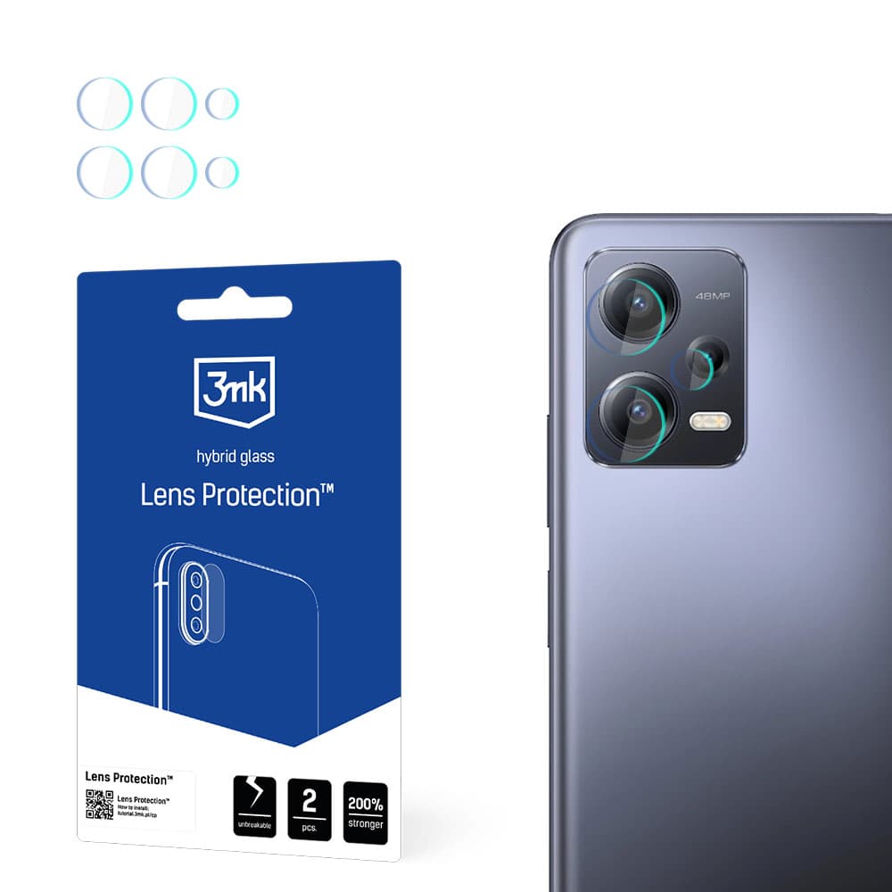 Zaščita kamere 3mk Lens Protection 7H za Xiaomi Redmi Note 12 Pro+/Pro