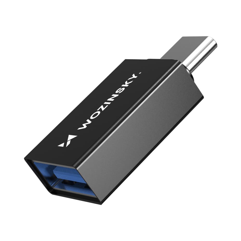 Wozinsky W10GY1S USB-C v USB-A 3.2 adapter (10Gb/s) - črn 3