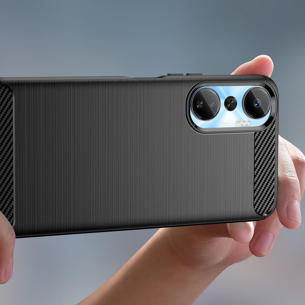 Carbon Case ovitek za Infinix Hot 20 (črn) 5
