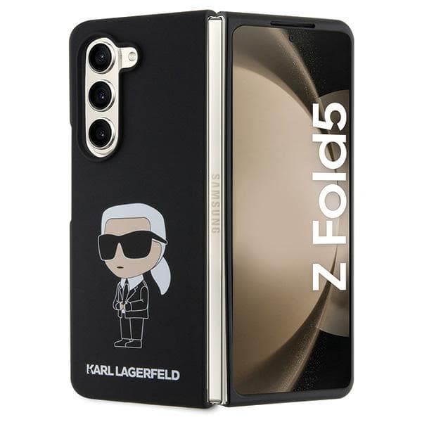 Karl Lagerfeld KLHCZFD5SNIKBCK Z Fold5 ovitek - črn, silikon
