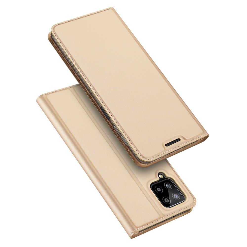 Dux Ducis Skin Pro ovitek tipa knjige za Samsung Galaxy A22 4G zlat
