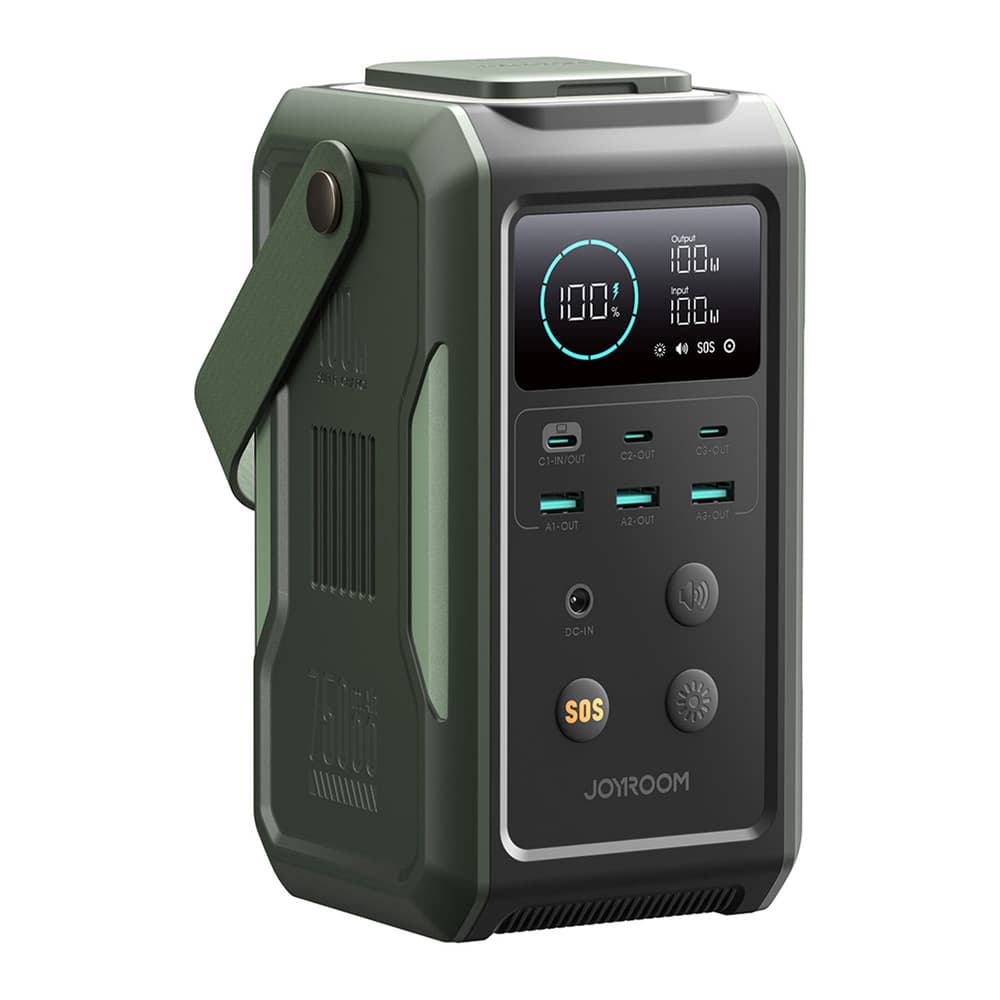 Joyroom JR-PBF10 Powerbank 75000mAh, 100W, 6xUSB - zelen 2
