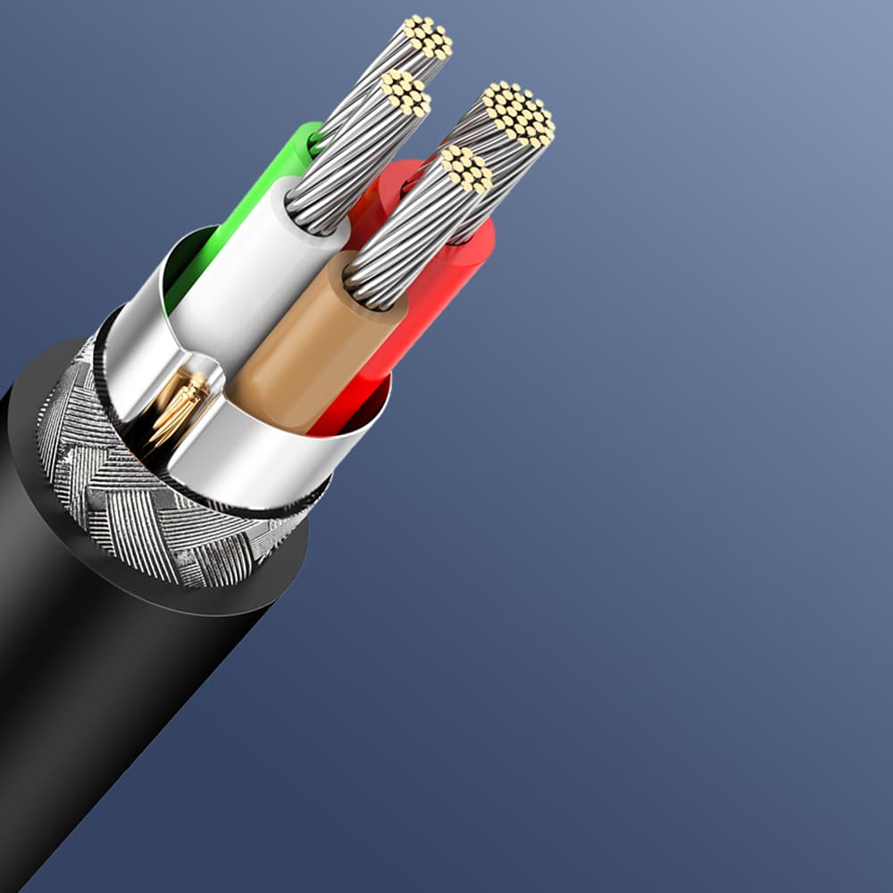 Ugreen US286 USB-C - USB-C kabel 2m, 3A, PDQC - črn 7
