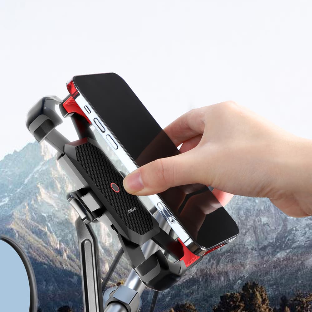 Nosilec za telefon Joyroom za motor, črn 2