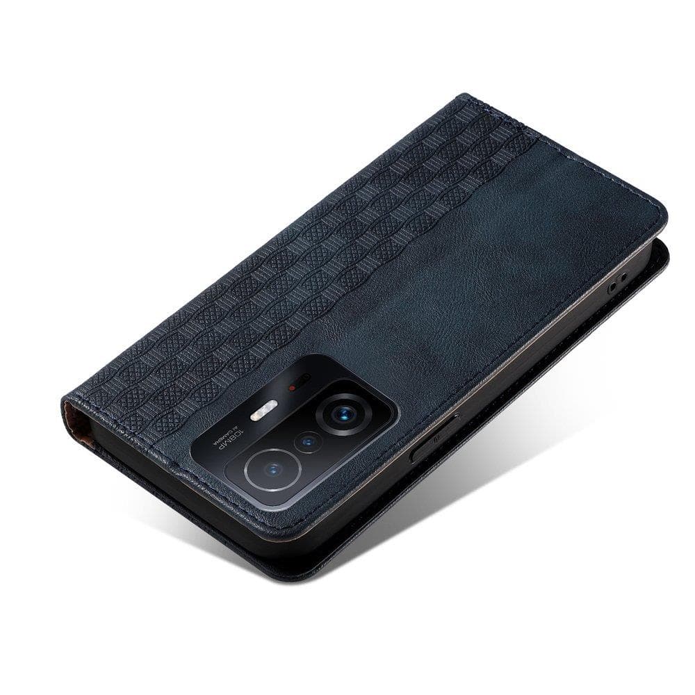 Ovitek Magnet Strap Case za Samsung Galaxy A13 5G (denarnica, vrvica), modri 4