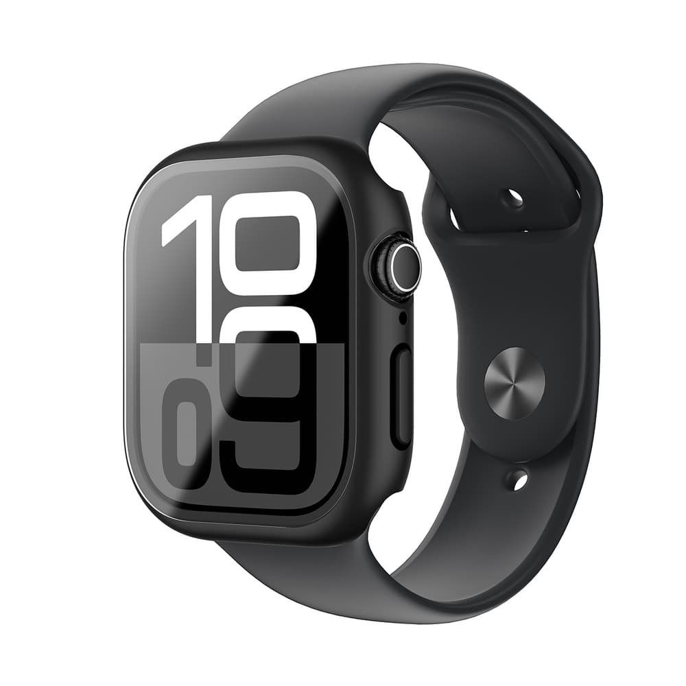 AmazingThing Radix steklen ovitek za Apple Watch 46mm - črn 7