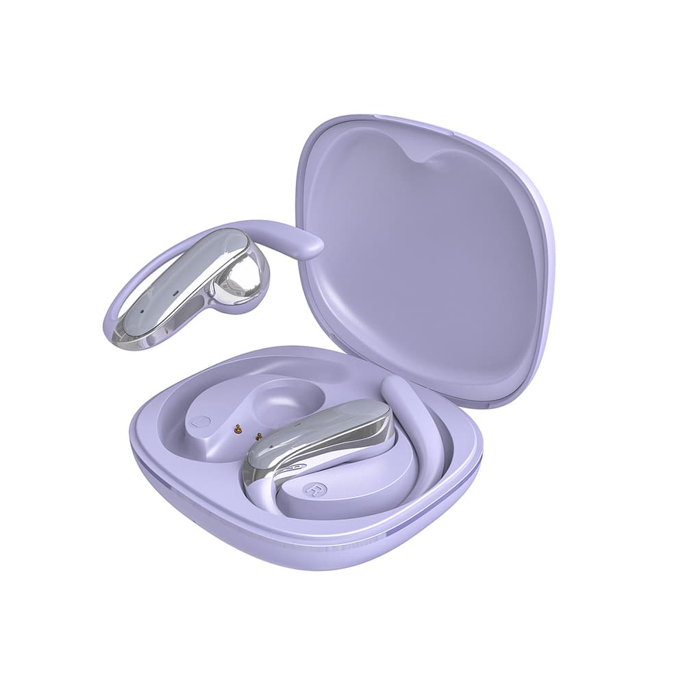 Dudao U17Z Bluetooth 5.3 OWS slušalke z ušesnimi kljukicami - vijolična