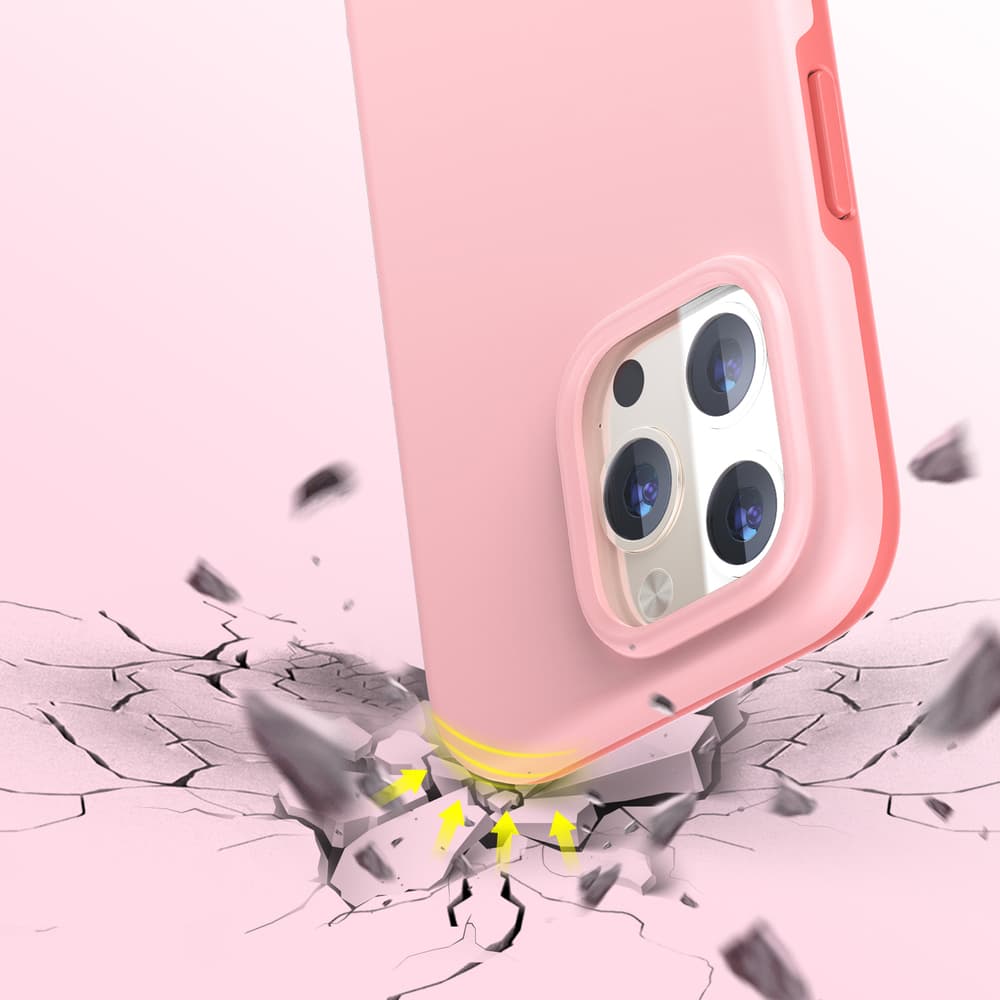 Choetech MFM Anti-drop ovitek z MagSafe za iPhone 13 Pro Max, roza 3