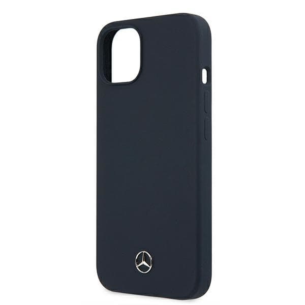 Ovitek Mercedes Silicone Line za iPhone 13 mini, modri 5