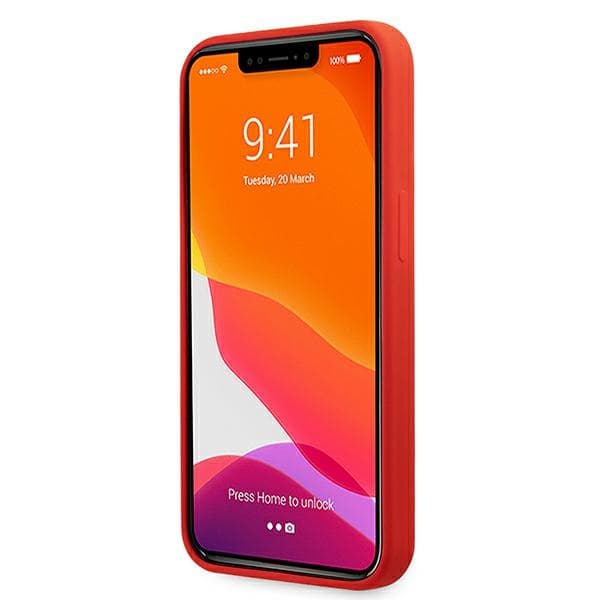 Ferrari Silicone ovitek za iPhone 13 Pro Max 6.7" - rdeč 5
