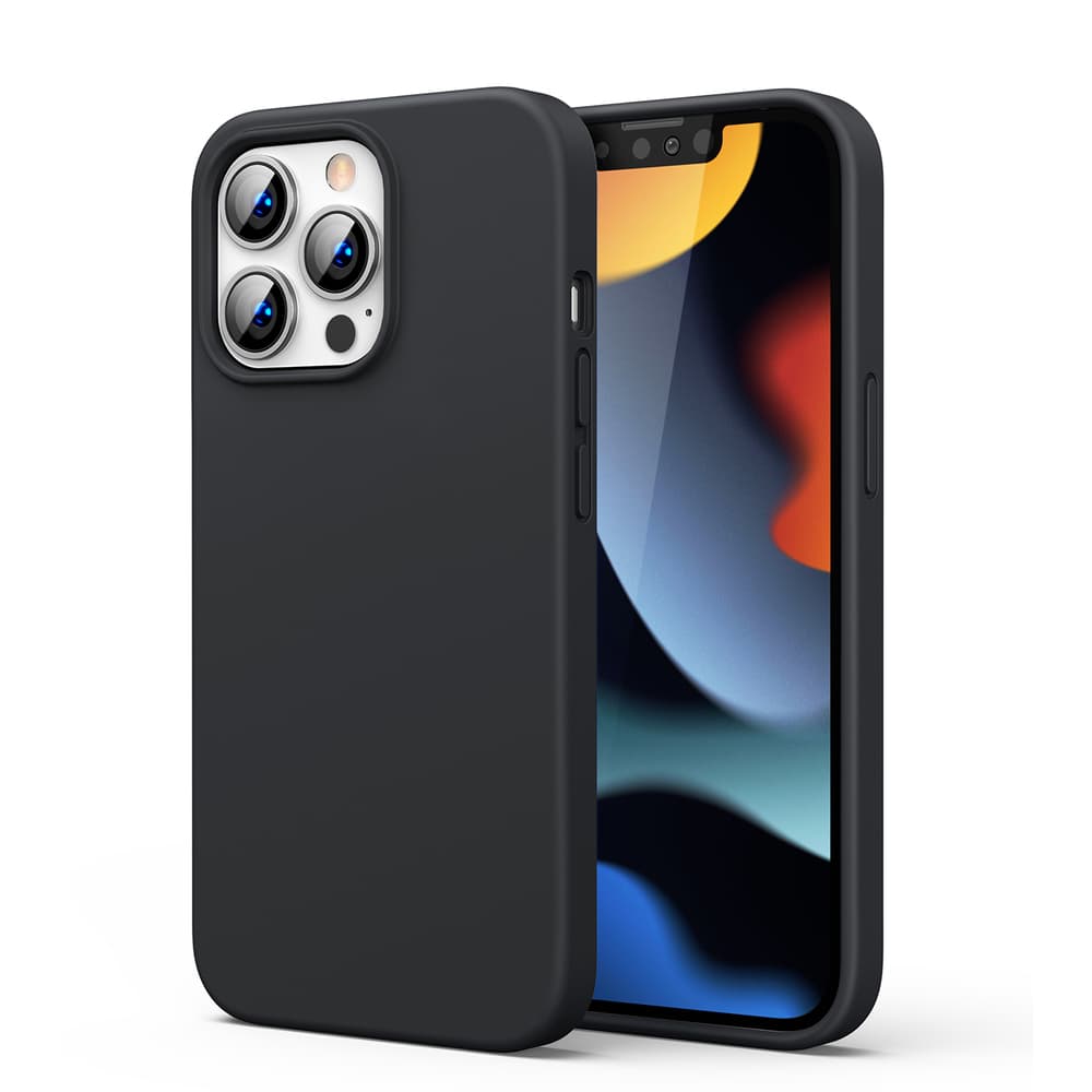 Ugreen Zaščitni silikonski ovitek za iPhone 13 Pro Max, črn