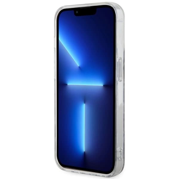 Guess ovitek za iPhone 14 Pro 6.1" modr Leopard MagSafe 5