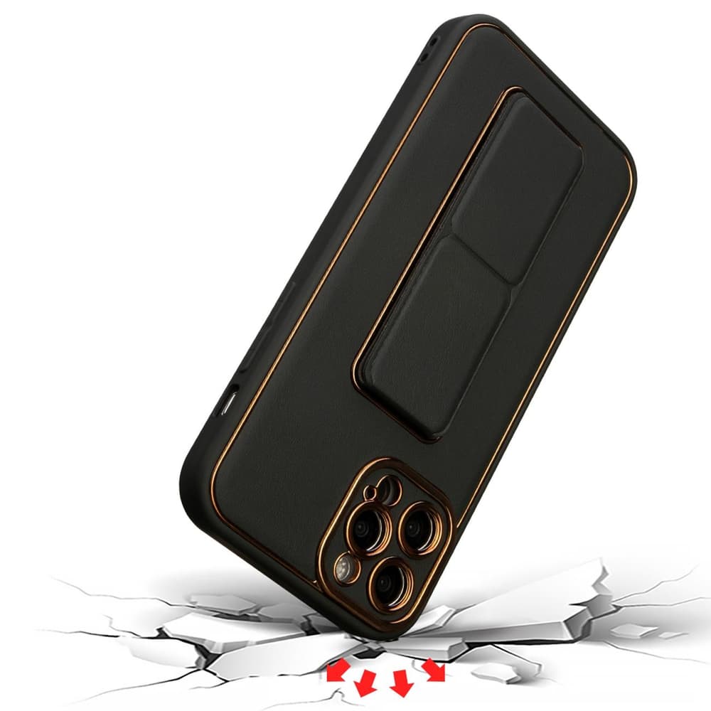 Ovitek z oporo New Kickstand Case za iPhone 12, moder 8