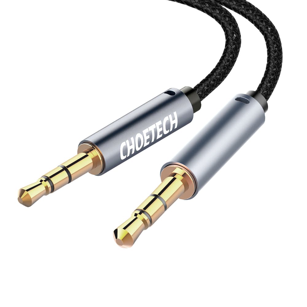 Choetech AUX002 kabel mini jack 3.5mm / mini jack 3.5mm, 1.2m - črn 2