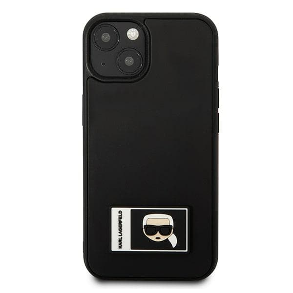 Ov. Karl Lagerfeld Ikonik Patch za iPhone 13/14/15 - Črn 3