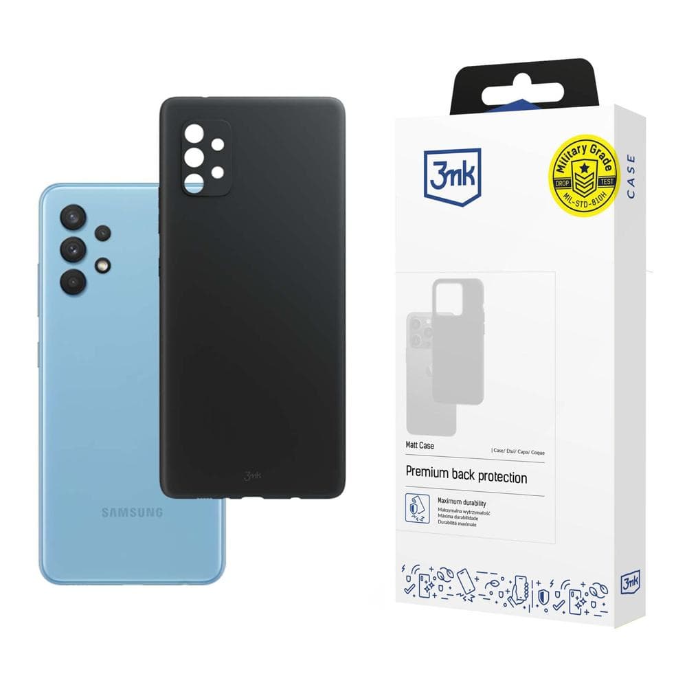 3mk Matt Case ovitek za Apple Samsung A33 5G A336, črn