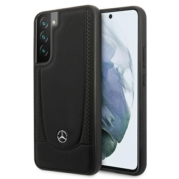 Mercedes etui za Galaxy S22+ S906, Urban Line usnje, črn