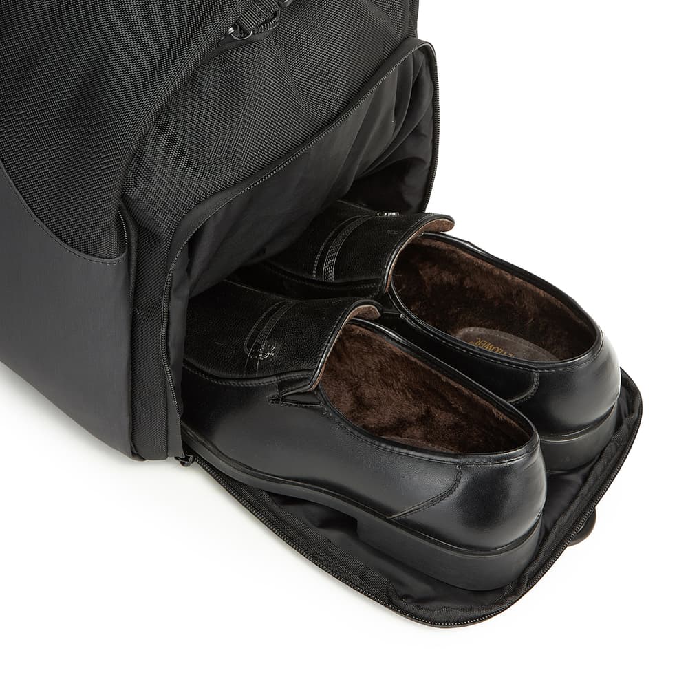 Torba za obleko Wozinsky Premium z vlažnim žepom, 45L, črna 5