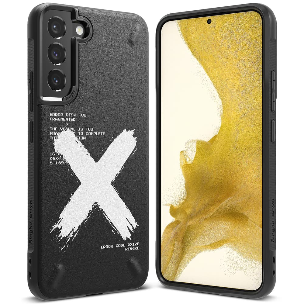 Ringke Onyx Design vzdržljiv ovitek za Samsung Galaxy S22+ (S22 Plus), črn