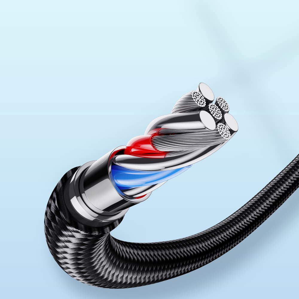 Joyroom Extraordinary Series A10 USB-A / USB-C 3A kabel, 1.2 m, črn 2