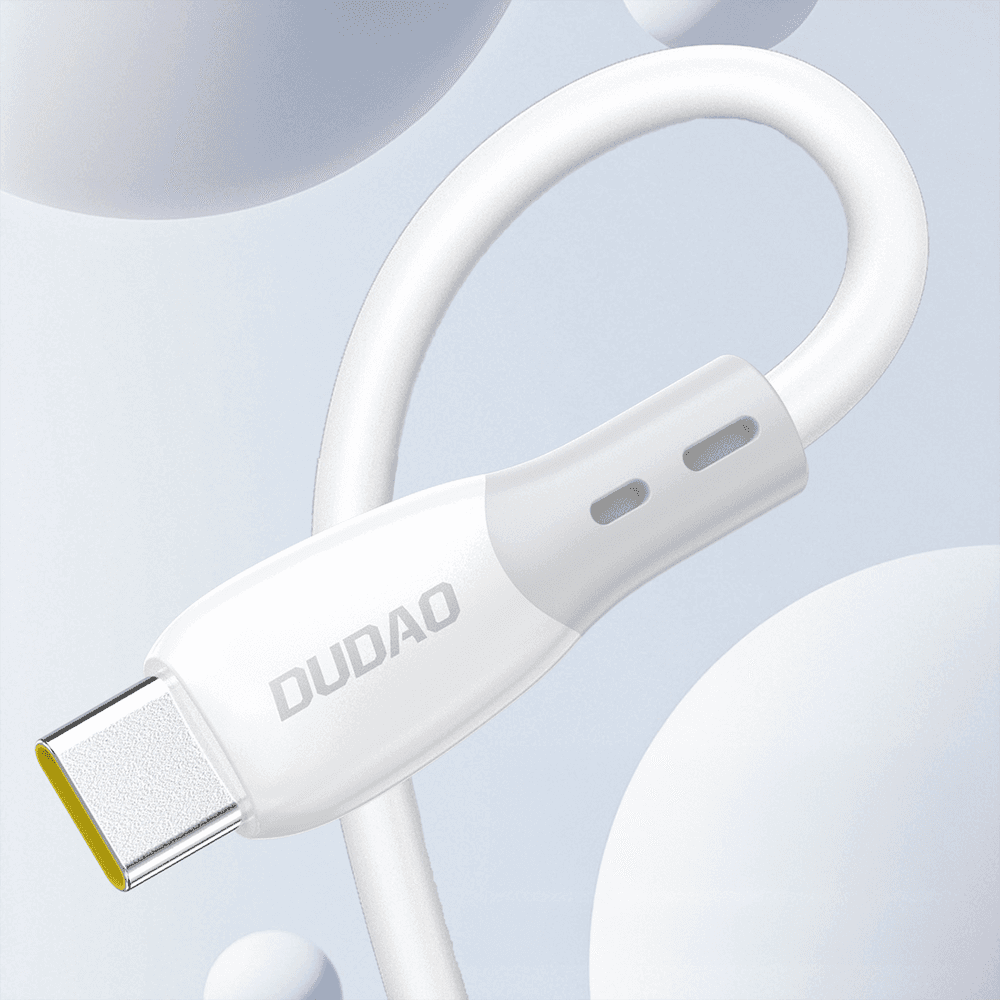 Dudao L25SC 60W USB-C - USB-C kabel s silikonskim ovojem 2m - bel 7