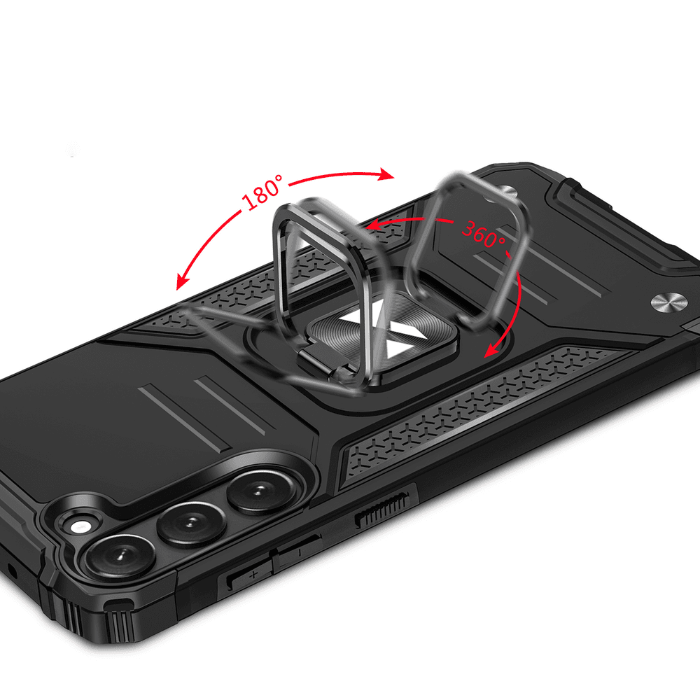 Wozinsky Ring Armor ovitek za Samsung Galaxy S23 - črn 5